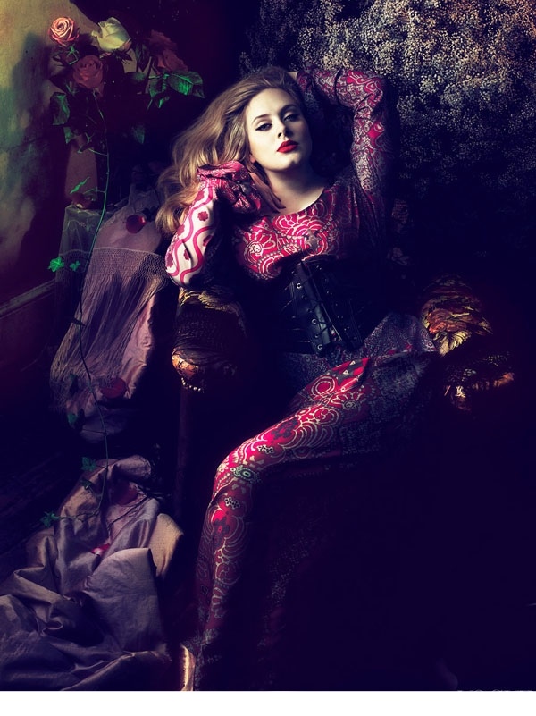 adele��VOGUE��־�����Ը�Ψ��