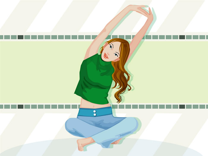 ����ʱ�в廭��Ů��ֽ����