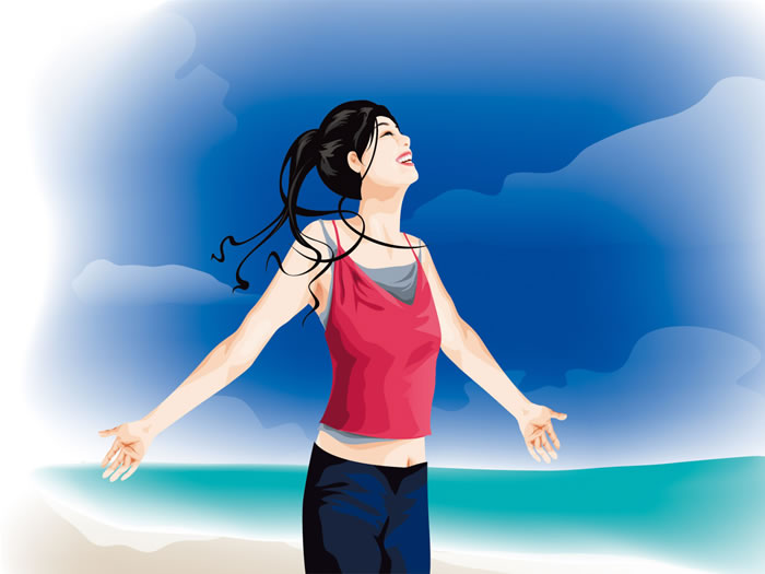 ����ʱ�в廭��Ů��ֽ����