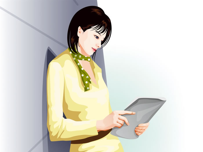 ����ʱ�в廭��Ů��ֽ����