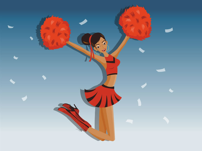 ������Ůʱ�в廭��ֽ����