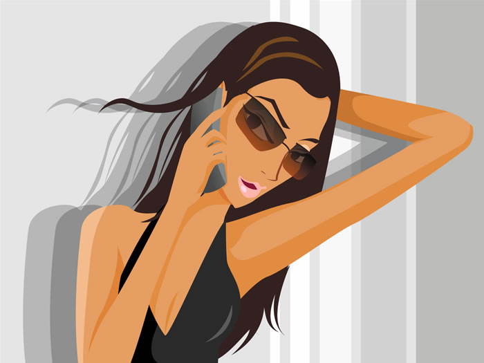 ������Ůʱ�в廭��ֽ����