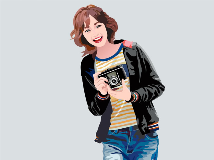 ������Ůʱ�в廭��ֽ����