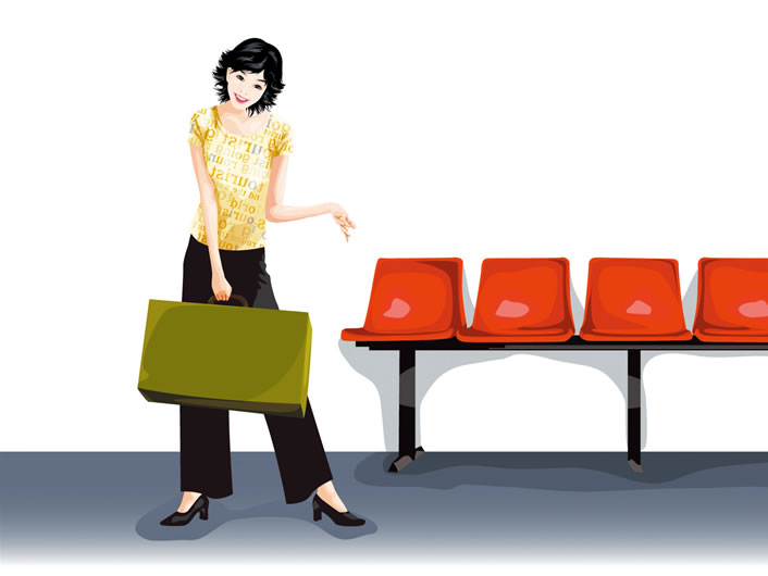 ������Ůʱ�в廭��ֽ����