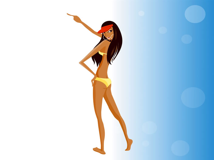 ������Ůʱ�в廭��ֽ����