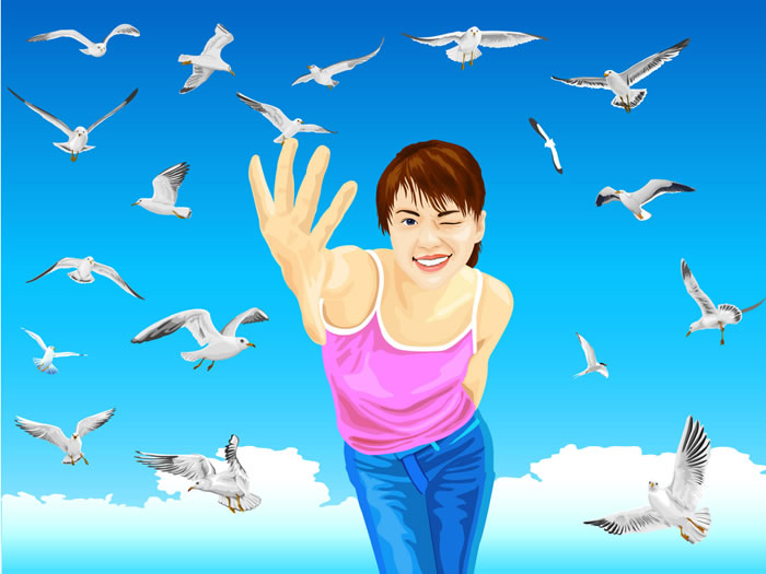 ����ʱ�еĺ����廭��ֽ����