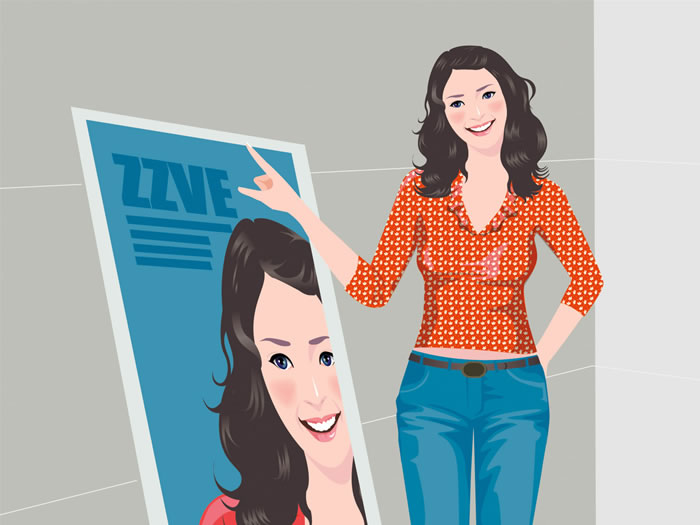 ����OL��Ůʱ�б�ֽ�廭����