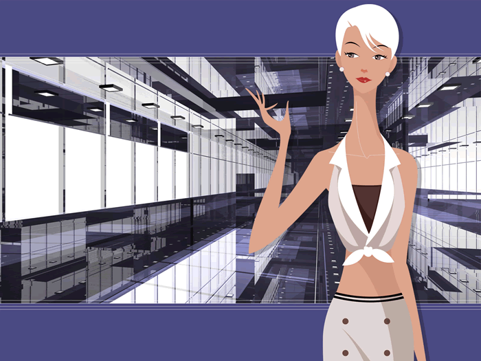 ������Ů�廭��ֽ