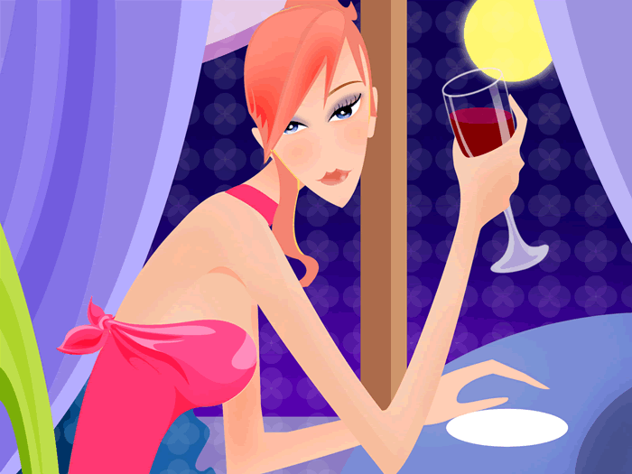 ������Ů�廭��ֽ