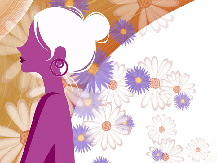 ������Ů�廭��ֽ