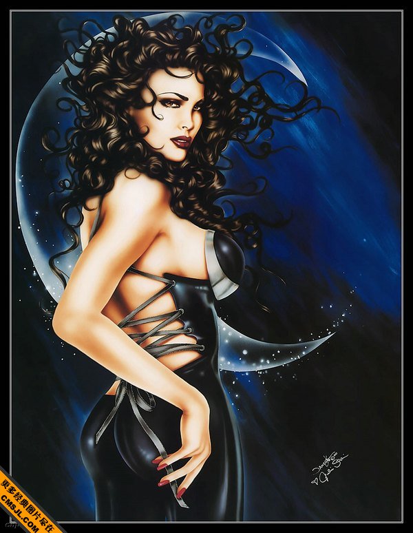 �������CG�滭�Ը���Ů