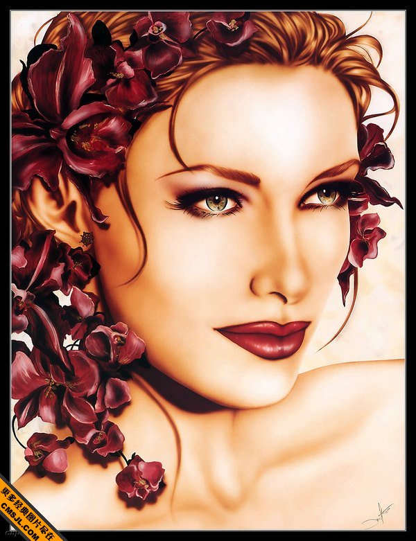 �������CG�滭�Ը���Ů