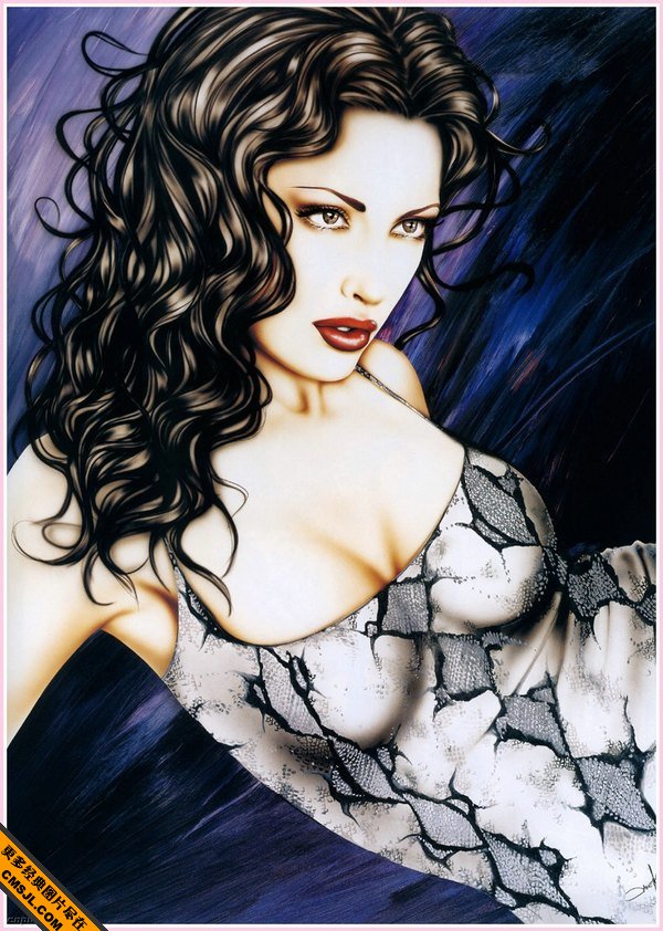 �������CG�滭�Ը���Ů