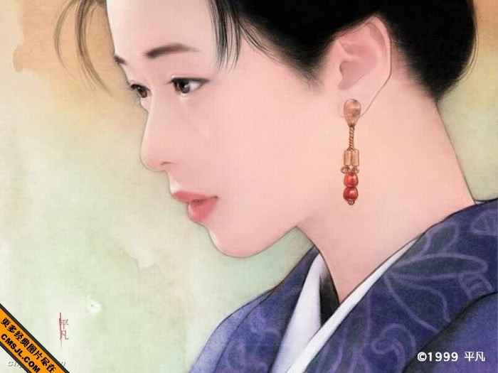 ƽ�� ����һ滭��Ů����