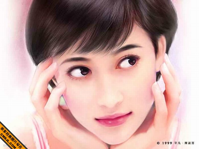 ƽ�� ����һ滭��Ů����