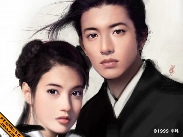 ƽ�� ����һ滭��Ů����