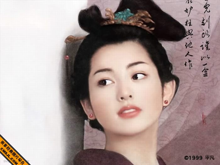 ƽ�� ����һ滭��Ů����