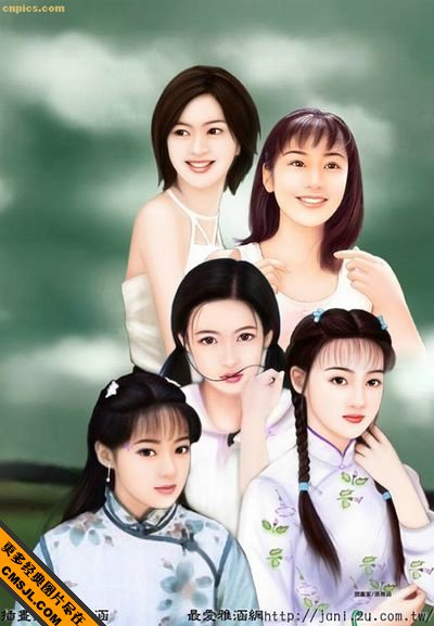 �Ŵ�������Ů�滭����