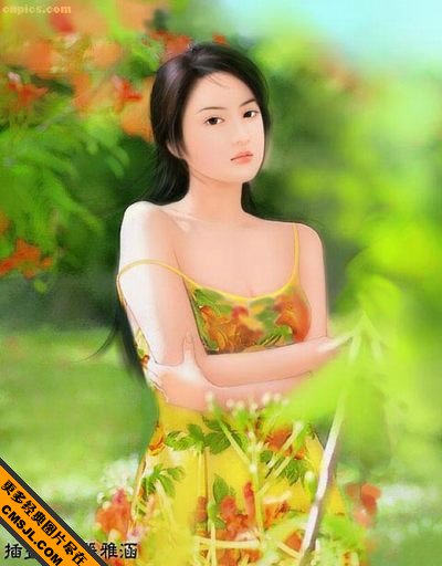 ��ʱ���Ը�������Ů�滭����